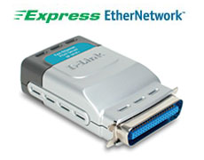 DLink DP-301P+ Fast Ethernet Print Server